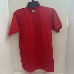 Pacific (4 Pack) Bulk Red 100% Cotton Blank T-Shirt Shirts S-2XL