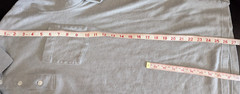 Croft & Barrow Easy Care Men’s Gray Long Sleeve Polo with Pocket Size Large