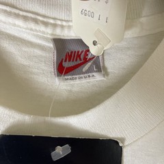 Vintage NWT 90s Just Do It Tennis Block Tag T-shirt Single Stitch Shirt Size L