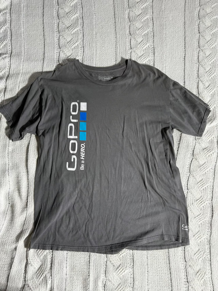 GoPro Branded Mens T-Shirt XL Grey