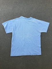 Fruit of the Loom Shirt Mens Medium Blue Easy to Wear 100% Cotton Crewneck