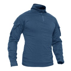 Men’s Hunting T-Shirt Long Sleeve Ripstop Tactical Training 1/4 Zip Pullover US