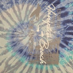 Vintage Hampton-Beach Surfer Spiral Tie-Dye Shirt M 21×27 90s