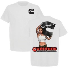 Cummins Garage Girl T-Shirt, Diesel Truck Lover Graphic Tee, Cummins Engine Truc