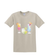 T-shirt small to 3xL – TROPICAL DRINKS sealife alcohol resort beach nautical fun