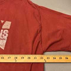 ComfortWash Rocky Mountains National Park T Shirt Adult XL Red Short Sleeve Tee