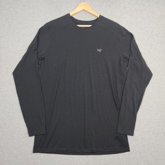 Arcteryx Shirt Mens Large Black Ionia Merino Wool Base Arcword Outdoors Hiking *