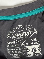 Sendero Provisions COSMIC COWBOY T Shirt Mens L Large Gray Short Sleeve space