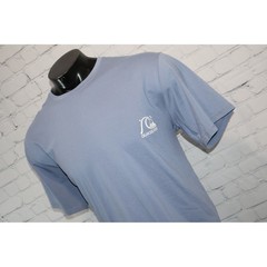 Quiksilver Sun Shirt Mens XL Blue Moisture Wicking Surf Tee Nylon Spandex Swim