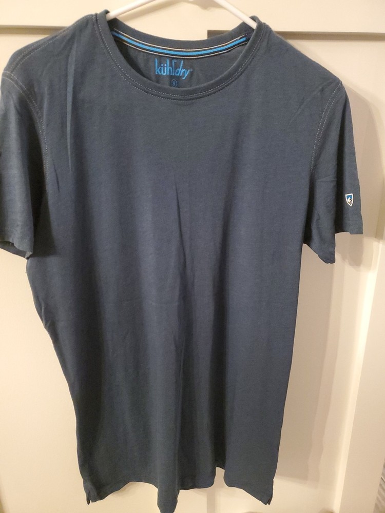 KUHL KUHLDRY TSHIRT BRAND NEW PIRATE BLUE SMALL DISCONTINUED OG Super Soft RARE