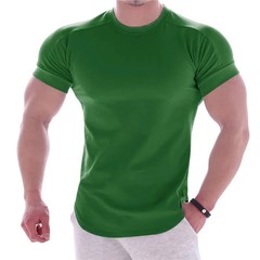 Men Quick Dry Sports T-Shirt Summer Gym Fitness Short Sleeve Workout Tight Tops