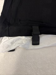 11BYBBSDARK Graphic Techwear Shirt 2XL Black Buckle Strap Oversized Tee