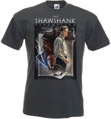 The Shawshank Redemption 9 T shirt white movie poster all sizes S-5XL
