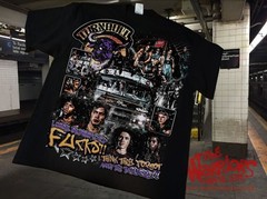 THE WARRIORS MOVIE ON A SHAKA HEAVYWEIGHT GARMET DYED T SHIRT