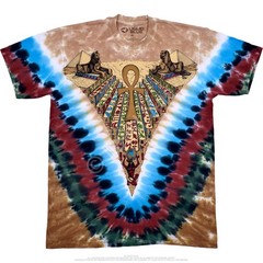 Egyptian Tie-Dye T-Shirt Liquid Blue