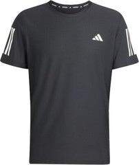 Adidas Mens OWN THE RUN Shirts S/S Training Black Jersey Jogging IN1500 Small