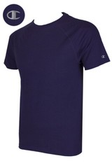 Champion Men’s Short Raglan Sleeve Crew Neck Athletic T-Shirt.