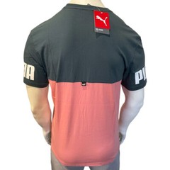 MSRP $42.99 NWT PUMA POWER MEN DARK SLATE ROSETTE CREW NECK SHORT SLEEVE T-SHIRT