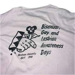 Vintage Queer Gay Lesbian Rights Shirt 90s Rare Art XL