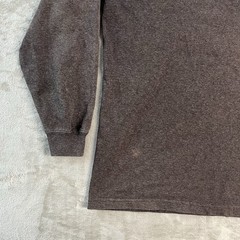 Carhartt K231 Long Sleeve Logo T Shirt Mens Medium Brown Orange Graphic Tee Work