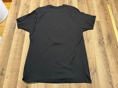 Holiday Time Shirt, Men’s Size Large, Black, Ginger Bread Man Oh Snap