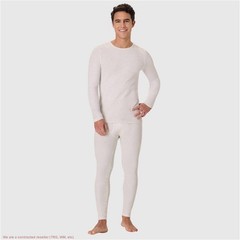 Hanes Men’s Thermal Long Sleeve Waffle Knit Shirt – Oatmeal L *SEE DEAL!!!*