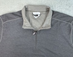 JOHNSTON & MURPHY XC4 Reversible 1/4 Zip Extreme Comfort Brown Tan Men’s XXL