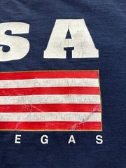 Vintage 80s-90s Hard Rock Cafe “USA” Las Vegas Tee Navy sz L/XL Y2K band music