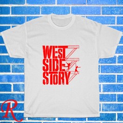 New West Side Story Broadway Black/Grey/Navy/White Size S-5XL Unisex T-Shirt