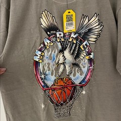 NWT Market Dunking Eagle Graphic Print Cotton Brown T-shirt Men’ Graphic T-Shirt