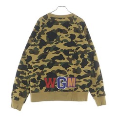 A BATHING APE Size: L 1ST CAMO SHARK CREWNECK 1ST Camo Shark Crew Neck Sweat Mul