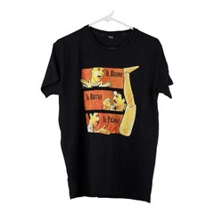 Aldo, Giovanni e Giacomo Unbranded Graphic T-Shirt – Large Black Cotton