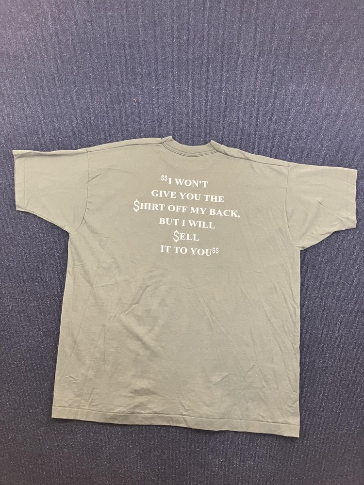 Vintage Finish Line Phys Ed Shirt Mens XL Gray Fruit Of The Loom 90s Tee