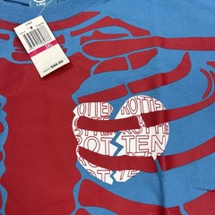 LRG Dead Serious Shirt Mens 3XL Blue Skeleton Lifted Research Group Kanye Glow