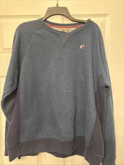 Russell Men’s Black Sweatshirt Premium Fleece L Long Sleeve