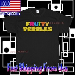 NEW SHIRT FRUITY PEBBLES CEREAL LOGO T-SHIRT AMERICAN FUNNY UNISEX SIZE S-5XL