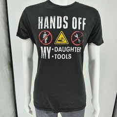 Way to Celebrate Father’s Day Hands Off my Daughter/ My Tools T-Shirt (Medium)