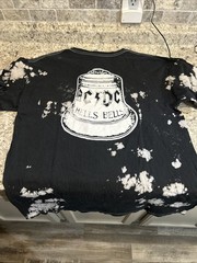 AC DC Back In Black Shirt Hells Bells Size Large