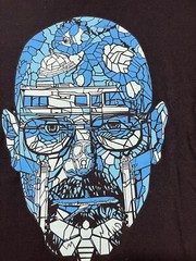 Breaking Bad Heisenberg T Shirt Men’s Medium Black Walter White TV Show Meth.