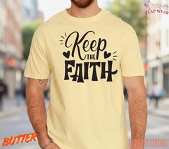 Unisex Keep The Faith T-Shirt, Men T shirt,Women T shirt Gift ReligionTop