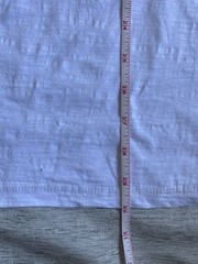 Free Planet Men’s White Henley T-Shirt XL USA Patch Cotton Short Sleeve NWOT