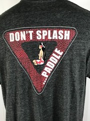 HINANO Tahiti SHIRT 2XL Dont Splash.. Paddle Gray 2-Sided RARE