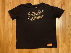 Nike Uncle Drew T-Shirt Black Gold Short Sleeve XXL Athletic Cur
