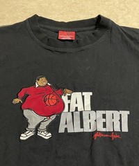 Vintage Platinum Fubu Fat Albert Long Sleeve T-Shirt Mens Sz 3XL Black Y2K