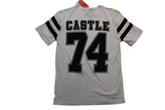 Marvel Mens Punisher 74 Frank Castle Double-Sided Print White Shirt NWT S, M