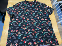 Duke Mens Fraser D555 Hawaiian Floral Print T-Shirt – Men’s Sz 2XL