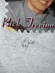 Vintage 1996 Rick Trevino World Tour Autographed T-Shirt