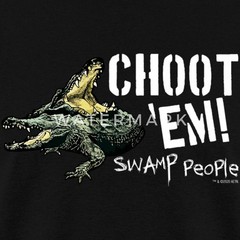 Swamp People Choot ‘Em Alligator Men’s T-Shirt