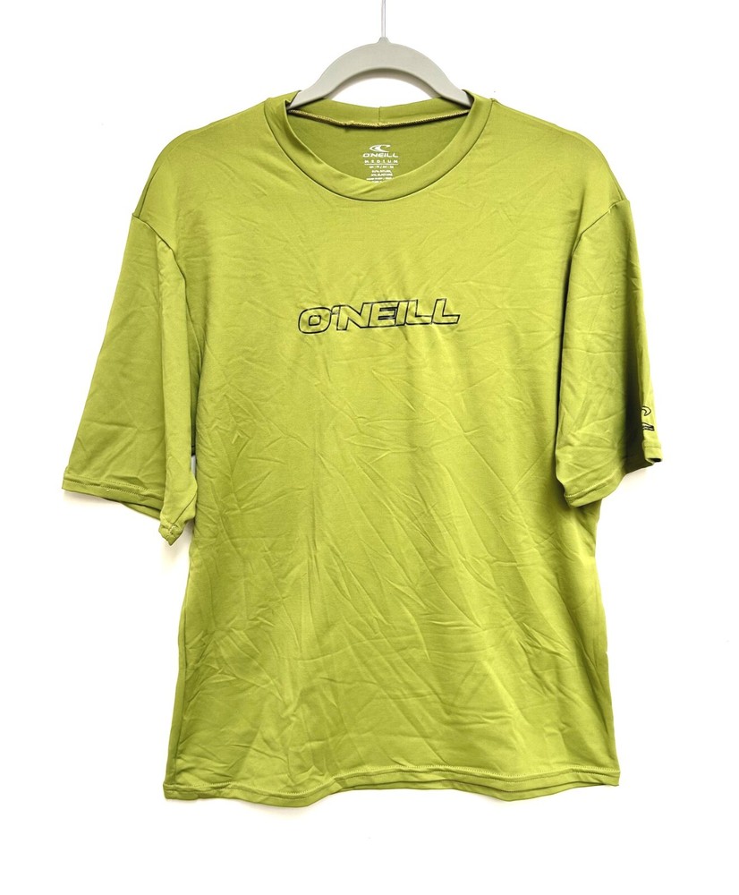 SET OF 2-O’Neill Basic Skins Rash Tee Guard Sun Shirt Choice-M (Grn)/XL (Brown)
