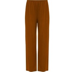 Ladies Palazzo Wide Leg Flared Elasticated Stretch Plain Trousers Womens Wide